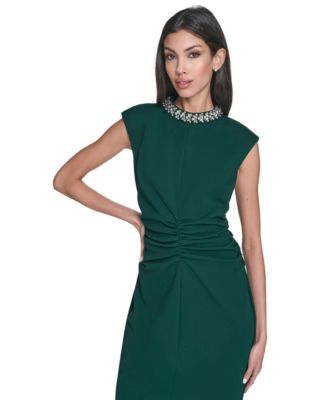 Women's Ruch Detail Midi Dress