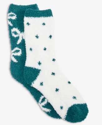 Women's 2-Pk. Fuzzy Butter Socks
