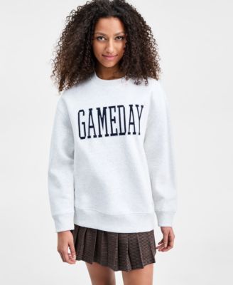 Bar III - Women's Gameday Crewneck Sweatshirt