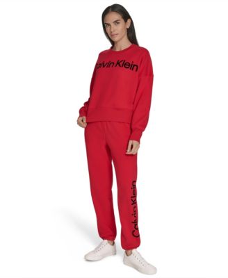 Women's Performance Flocked Logo Jogger Sweatpants