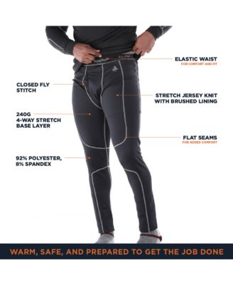 Big & Tall Heavyweight Stretch Knit Base-Layer Bottoms