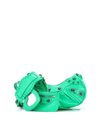 XS Le Cagole Giant Studs Shoulder Bag Leather