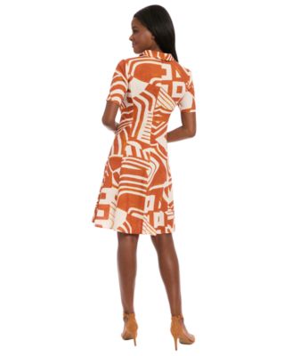 Women's Short-Sleeve Shirt Dress