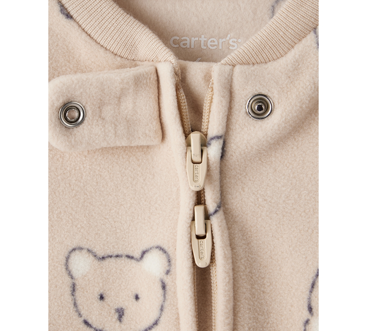 Carter's Baby Boys Bear Snug Fit Sleep And Play Pajama In Multi