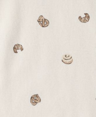 Baby Boys' or Baby Girls' Snack Time Long-Sleeve Bodysuits, 4-Pack Set