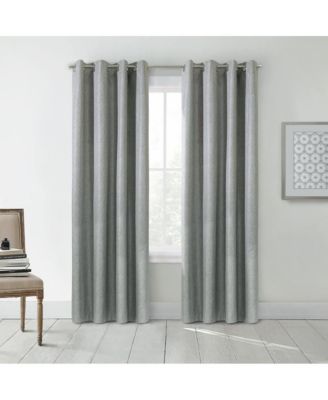 Denver 100% Blackout Grommet Exclusive Curtains for Livingroom 52" x Taupe Grey