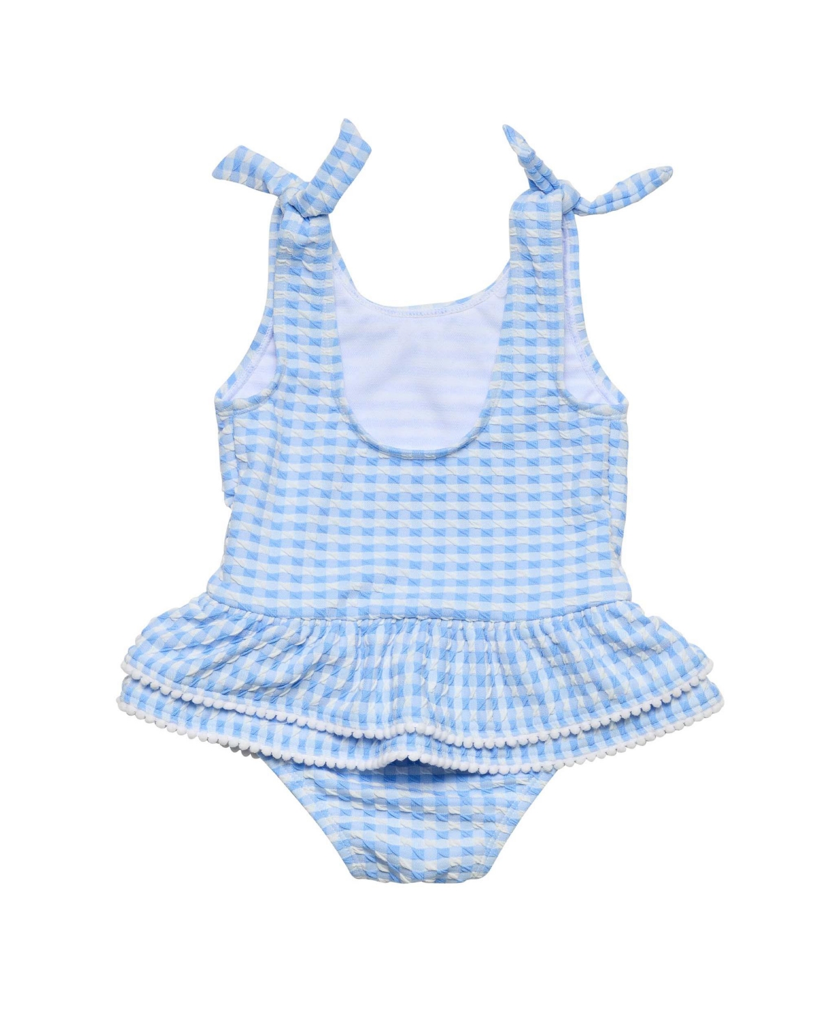 Snapper Rock Baby Girls Seaside Gingham Skirt Swimsuit