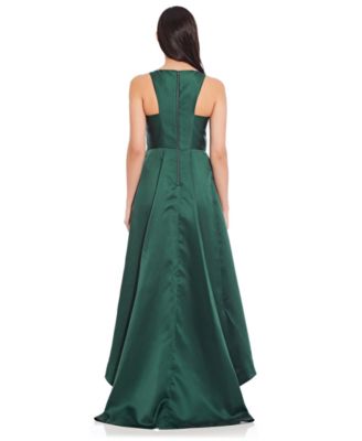 Women's High-Low Mikado Sleeveless Gown