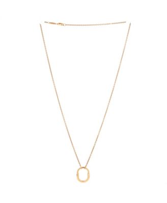 Lock Motif Pendant Necklace