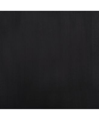 Navar Blackout Suede Textured Window Treatment Grommet Curtain Panel for Bedroom Livingroom 54" x Black