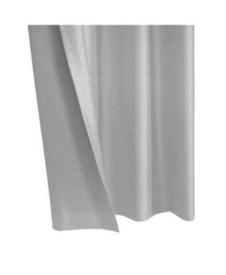 100% Polyester Glacier Balance Temperature Solid Faux Silk Blackout Grommet Curtain Panel 52" x Silver