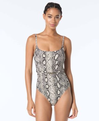 Michael Kors - Women's Belted One Piece Swimsuit