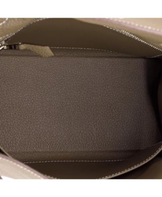 Kelly 25 Handbag Grey Togo with Palladium Hardware