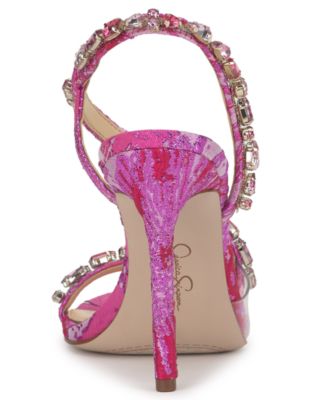 Women's Jaycin Barely-There Rhinestone Evening Sandals