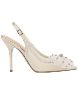 Women's Lavilra Bow Mesh Slingback Pumps