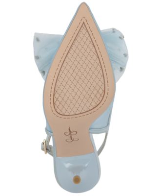 Women's Lavilra Bow Mesh Slingback Pumps