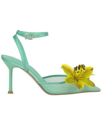 Women's Vilyria Orchid Embellished Mid-Heel Pumps