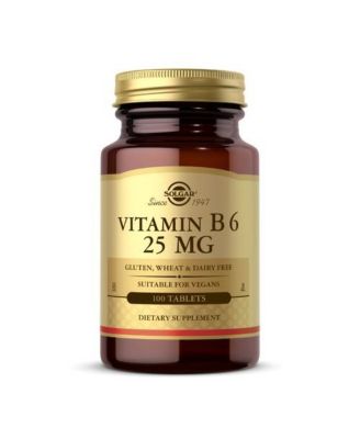 Vitamin B6 ,25 mg ,100 Tabs