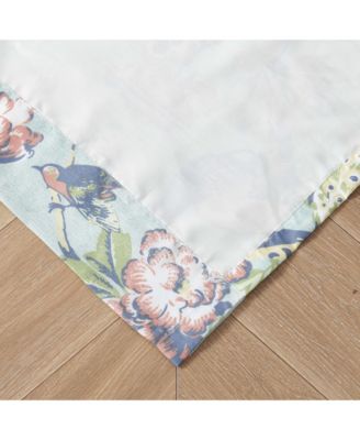 Pavona Enchanted Garden Curtain with Tie Backs 84" x 42" by Greenland Home Fashions