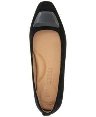 Women's Hanette Square Toe Suede Flats