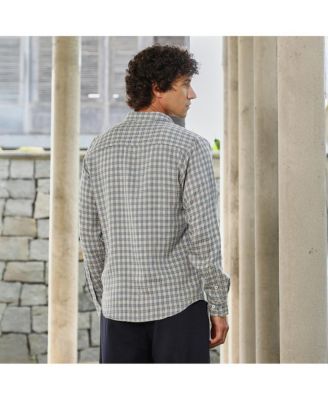 Men's Icy Blue Bi-Check Shirt