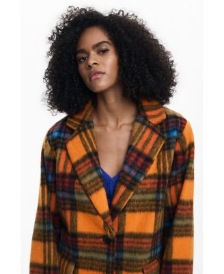 Women's OVERSIZE CHECK COAT