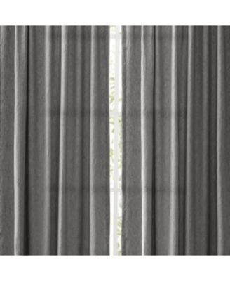 Portland Crushed Taffeta Rod Pocket Tailored Panel - 48" x Grey