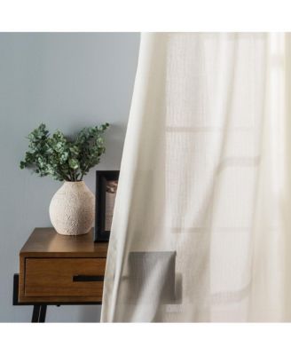 Serenity Grommet Top Grommet Top Pairs - 80x84, Natural