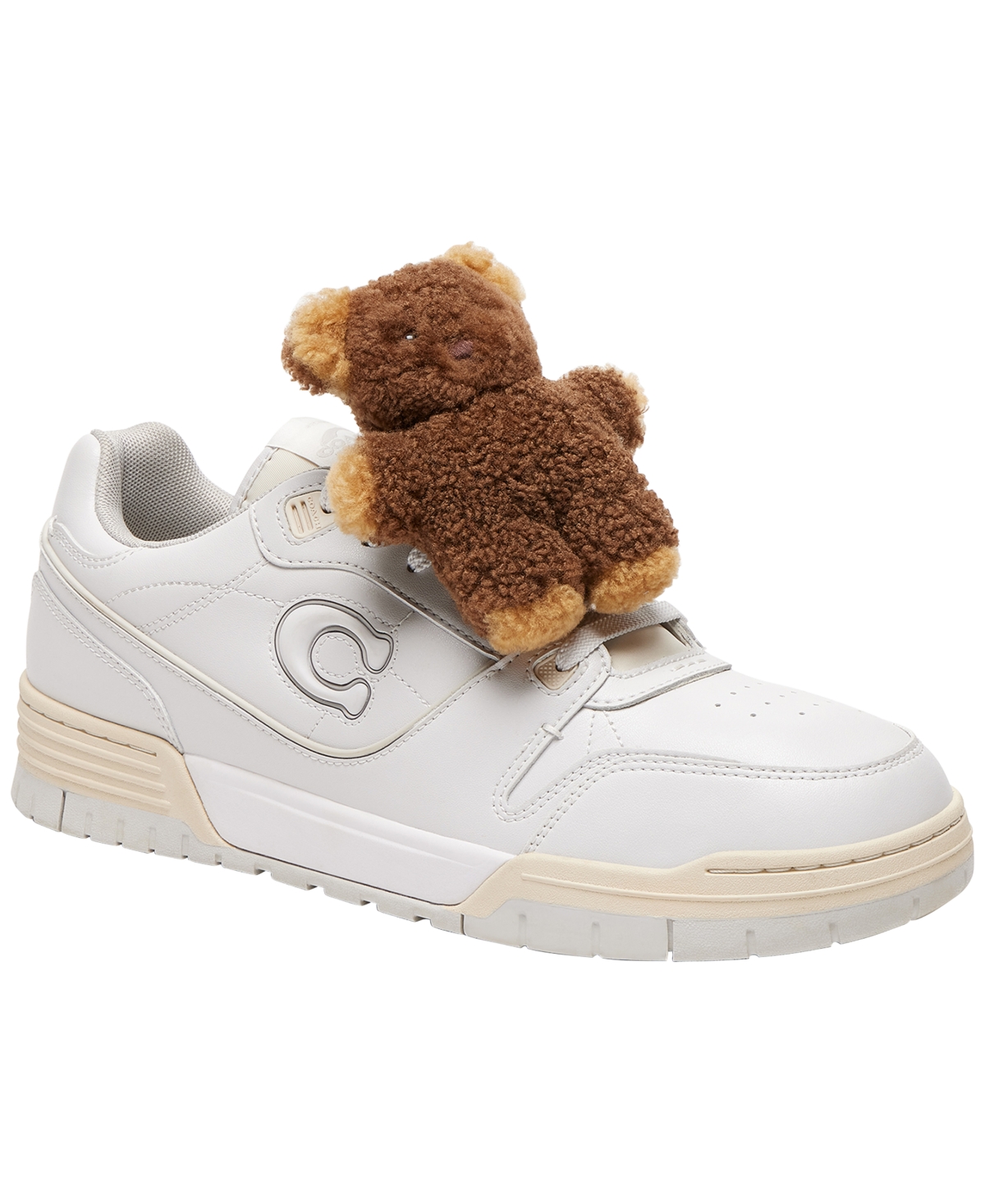 Coach Women's Teddy Bear Shearling Shoe Charm