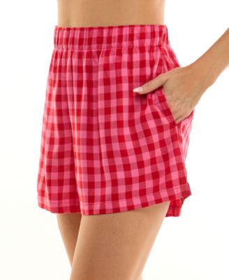 Women's Flannel Boxer Short