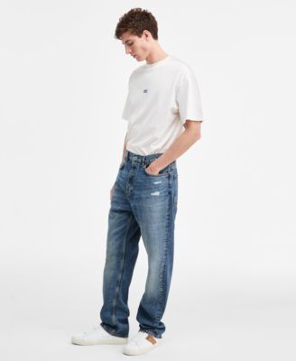 Men's Nate Distressed Regular-Fit Jeans
