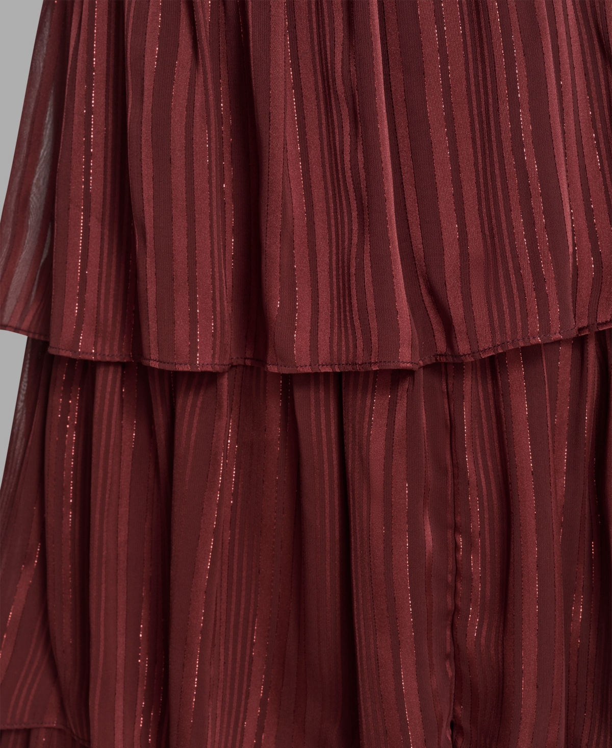 Bcbg Women's Ruffle Detail Sleeveless Maxi Dress