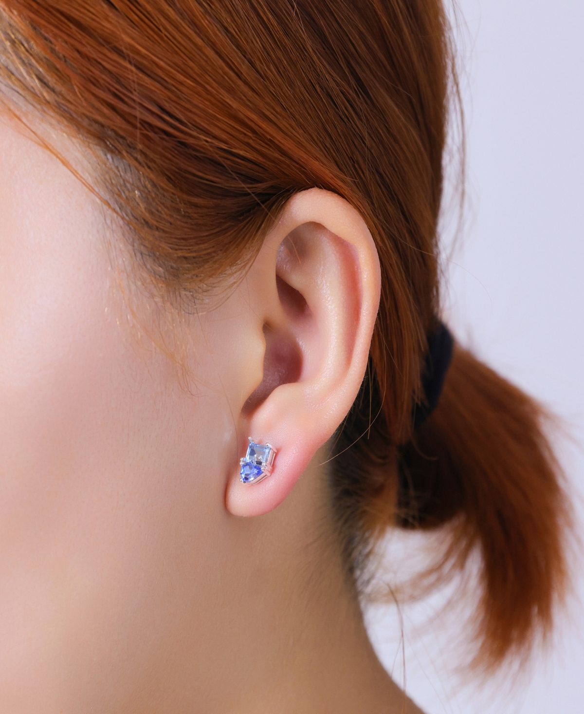 Unwritten Cubic Zirconia And Crystal Earring Trio Set In Silver
