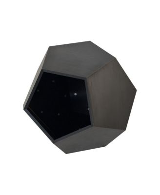 25.98 in W. Black and Brown Modern Pet Furniture Cat Carrier Sofa Side Table