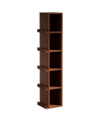 70.9-Inch Tall Narrow Kitchen Pantry, 5-Tier Slim Storage Cabinet with Side Organizers