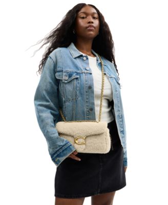 Tabby Medium Shearling Shoulder Bag 26
