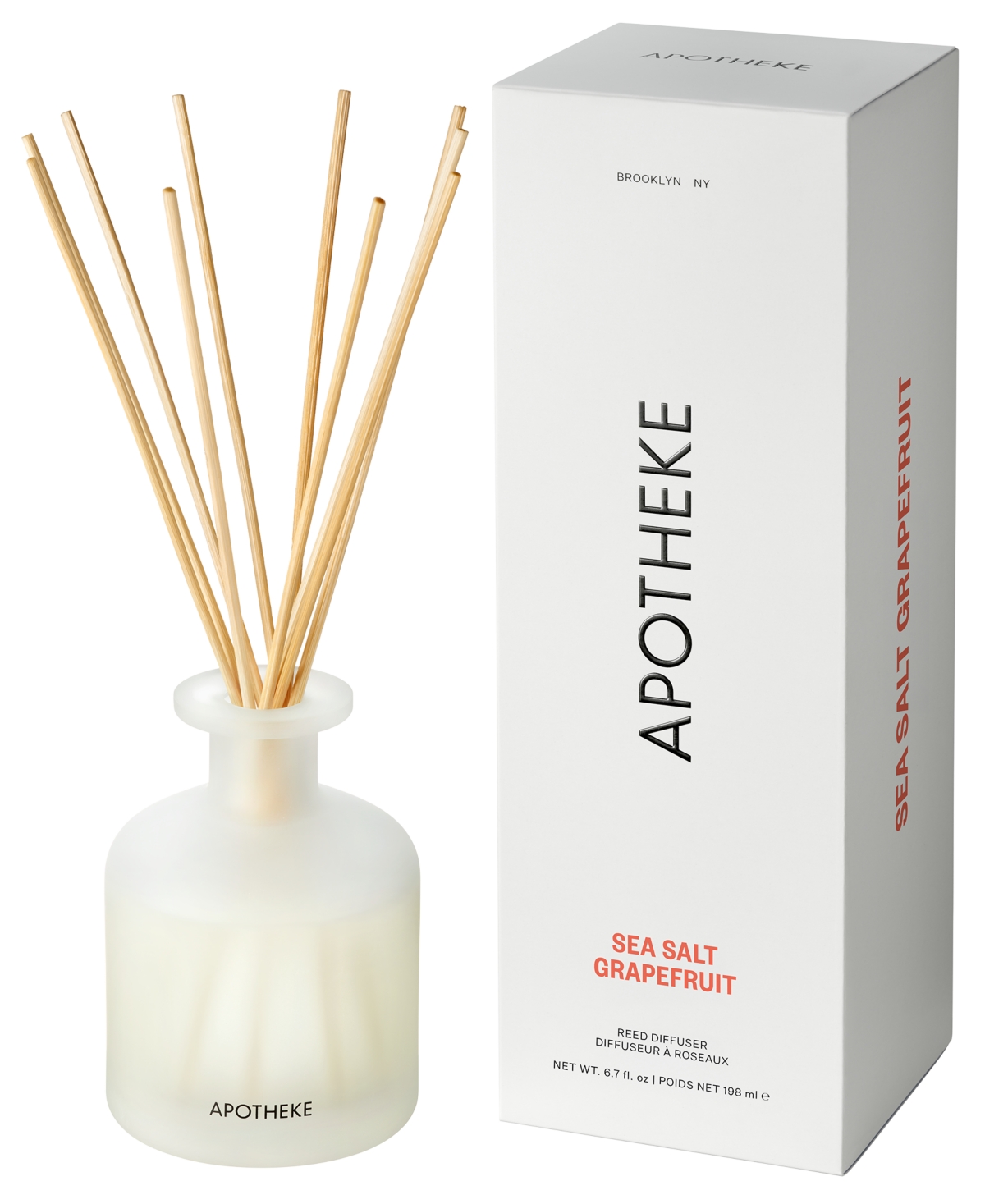 Apotheke Sea Salt Grapefruit Reed Diffuser, 6.7-oz.
