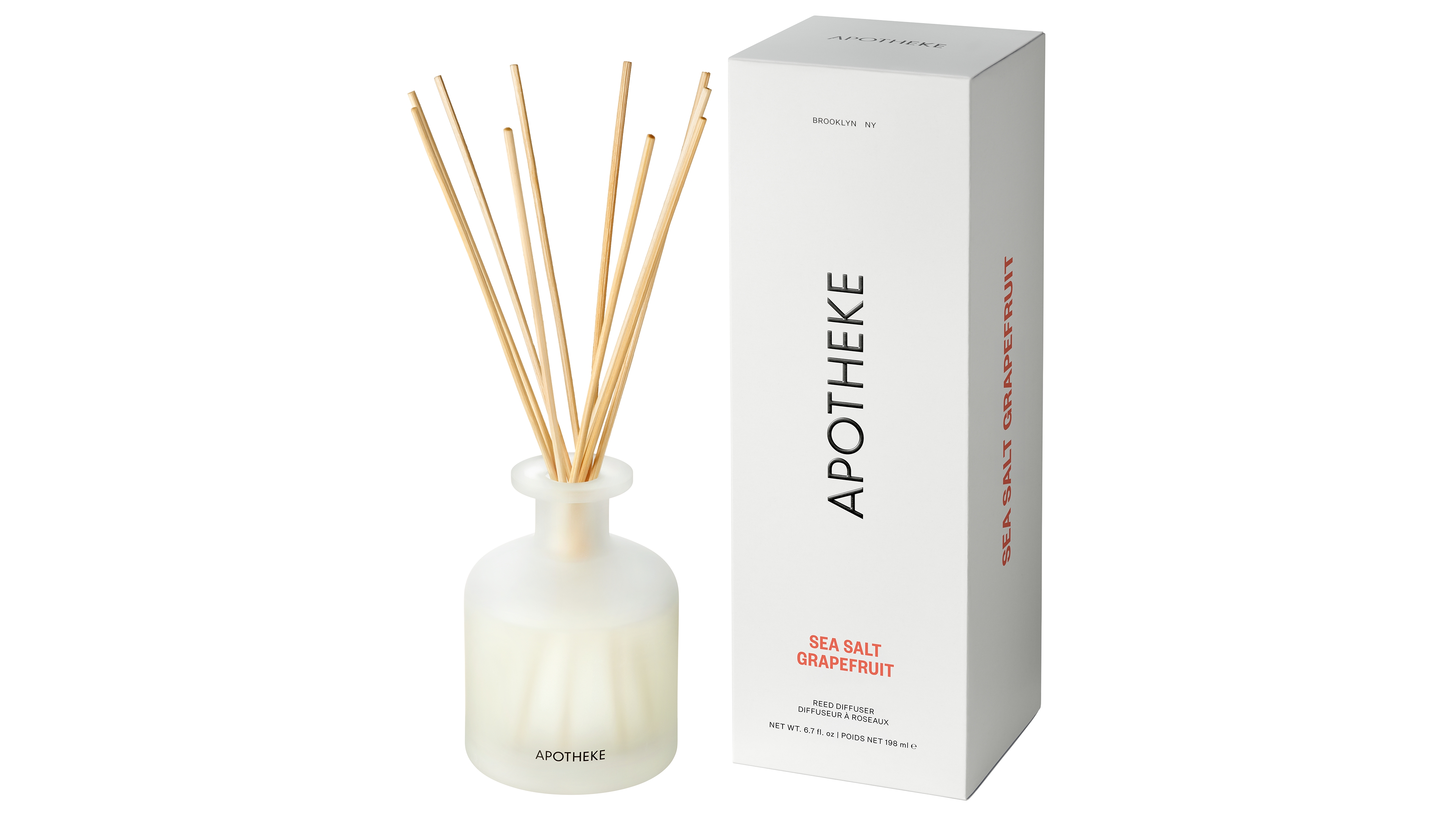 Apotheke Sea Salt Grapefruit Reed Diffuser, 6.7-oz.