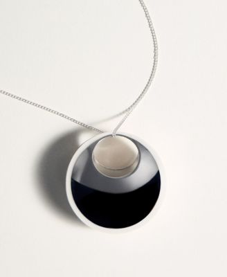 Women's Metallic Pendant Necklace