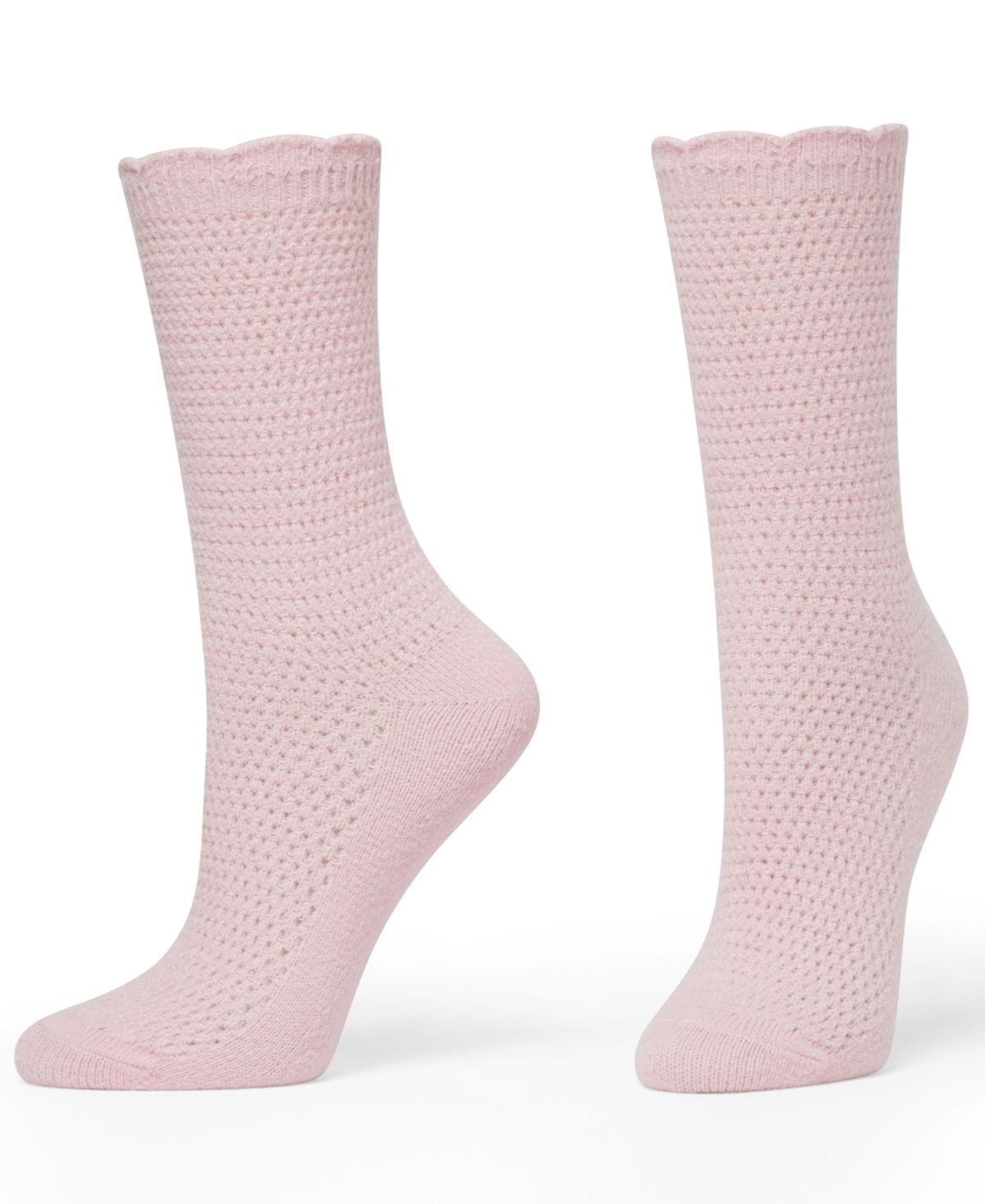 Hue Women's 2-Pack Lattice Crew Socks
