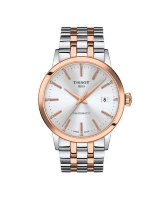 Tissot - Men's Swiss Automatic Classic Dream Two-Tone Stainless Steel Bracelet Watch 42mm