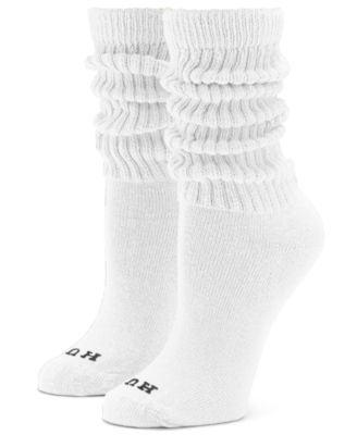 Women's 4-Pack Wide Ribbed Slouch Casual Socks