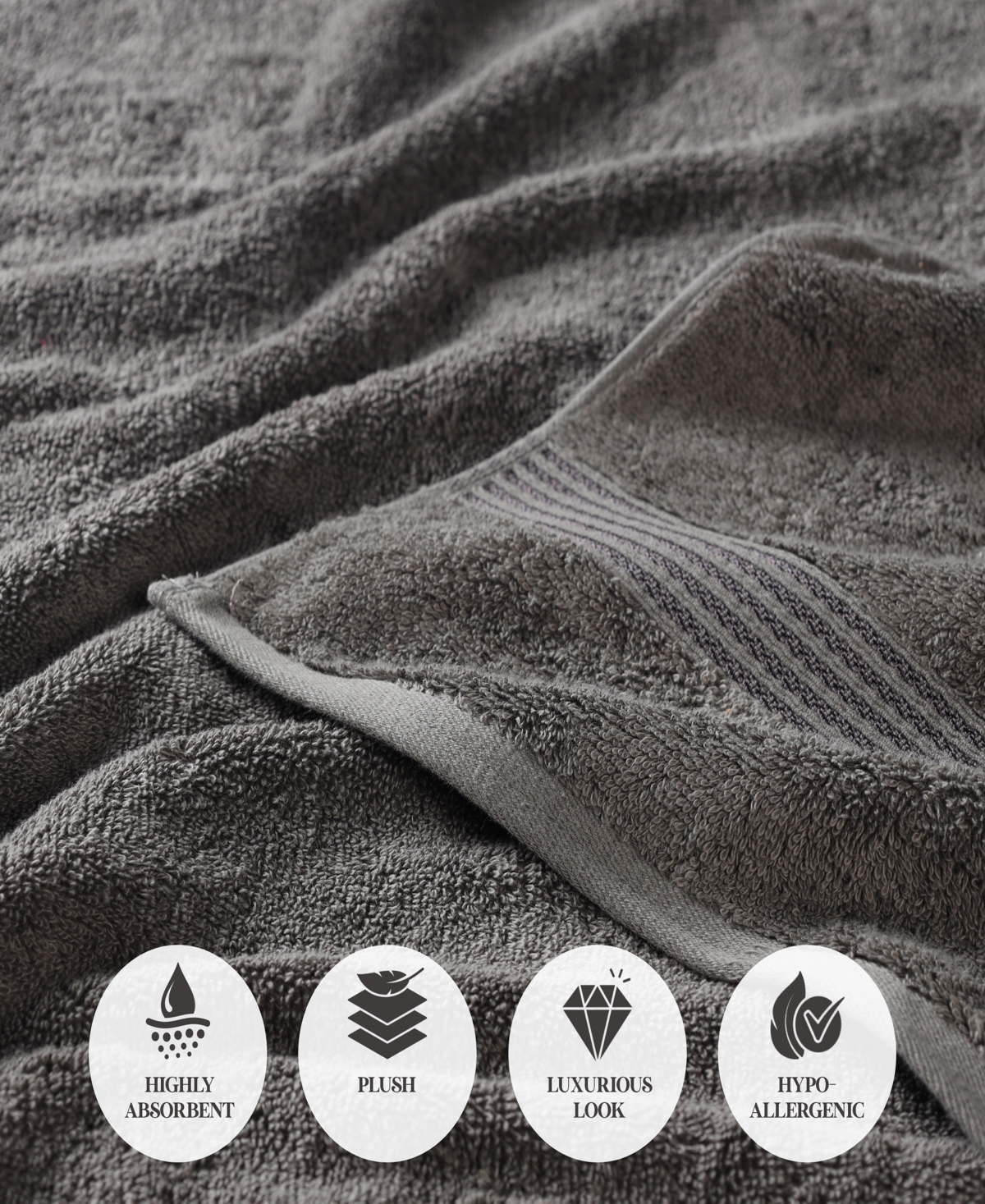 Superior Egyptian Cotton Bath Towel, Set of 2