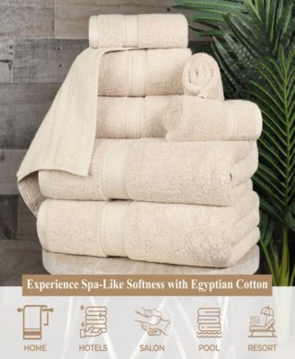 Egyptian Cotton Bath Towel, Set of 4