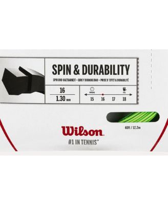 Revolve Spin 16g Green Tennis String - Green