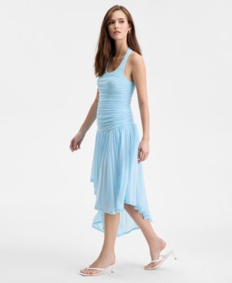 Women's Ruched Halter-Neck Dress