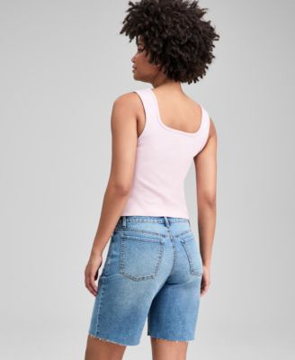 Petite Embellished Pearl-Cluster Tank Top, Macy's Exclusive