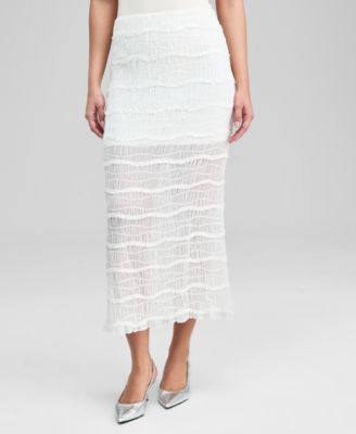 Women's Textured Maxi Skirt, Macy's Exclusive