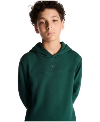 Big Boys Soft Essential Logo Embroidered Fleece Hoodie
