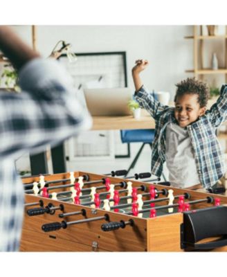 48 Inch 3-In-1 Multi Combo Game Table with Soccer for Game Rooms